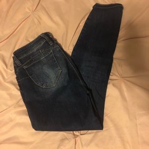 Rue 21 mid rise ripped jeans